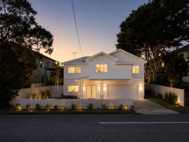 Nundah character house, raised and extended